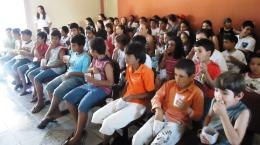 Atividade do Programa ECOA - Núcleo de Sustentabilidade de Serra do Facão une cinema e educação ambiental