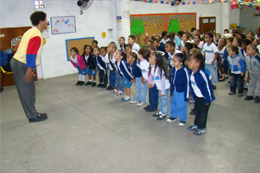 Contação de histórias no Bairro Educador Complexo do Alemão