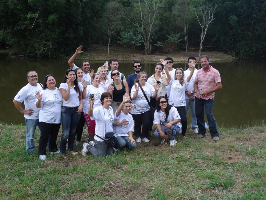 Alunos do Curso de Agentes Comunitários de Tubarão participam de aula prática no Parque Ambiental da Alcoa