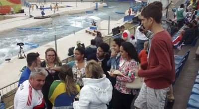 Jovem Jornalista cobre competição das Olimpíadas