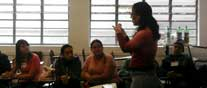 Psicólogas desenvolvem ação com os jovens da Escola CIEDS