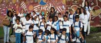 Alunos do BE Manguinhos participam de atividade artística