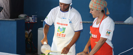 Craque do Amanhã proporciona curso sobre alimentação