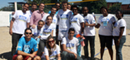 E.M. Manoel Porto Filho inaugura quadra com presença de estrelas do Vôlei de Praia