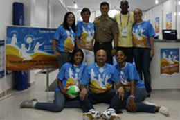 Projeto Vôlei Sentado de Praia inaugura estande no Espaço Cultural Sergio Vieira de Mello