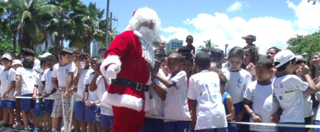 Já é Natal no Tênis na Lagoa