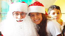 BE Rocinha comemora Natal com distribuição de presentes