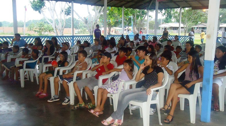 Núcleo de Sustentabilidade Juruti do Programa ECOA realiza Cinema na Praça