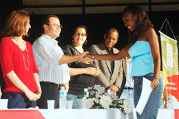 Formatura: Momento de emoção dos vencedores