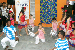 Nós do Centro Inclusão Social no Centro de São Paulo