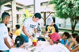 Teia Educativa Jenipapo Pintando o Sete em Sergipe