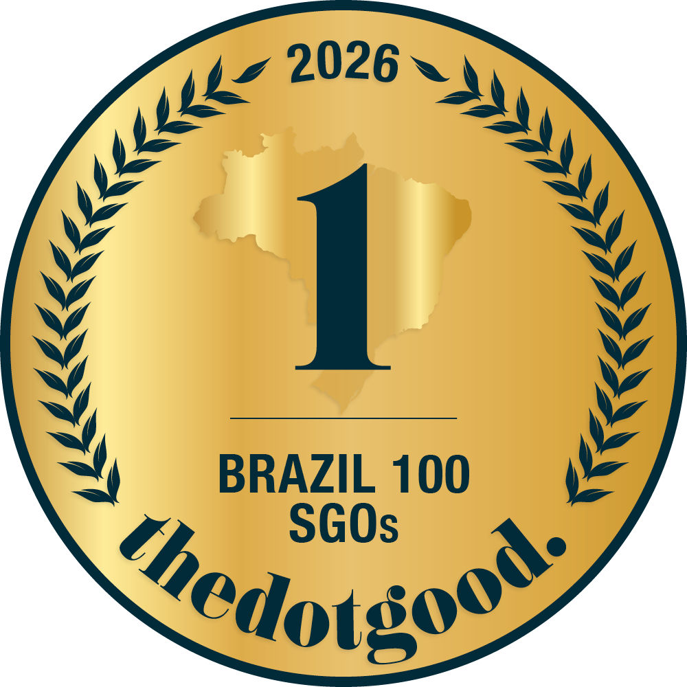 Logo Prêmios - Primeiro lugar BR no The dot good