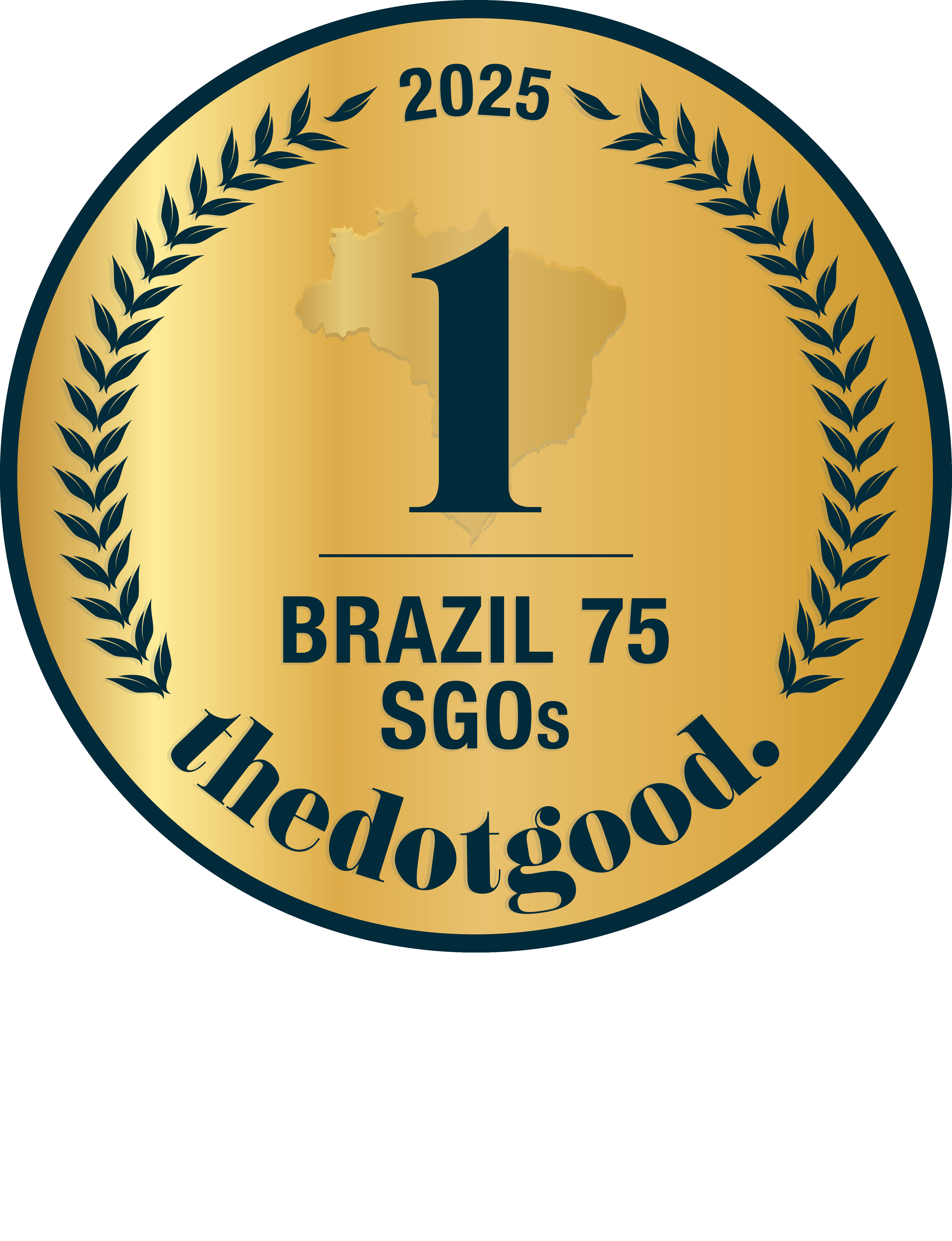 Logo Prêmios - Primeiro lugar BR no The dot good
